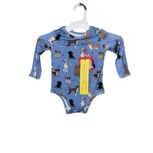 Baby Easweet Long Sleeve One Piece Body With Dog Design Hand Covers 18-24 Months
